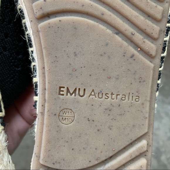 Emu Australia Espadrille Cork Slip on Slide Sandals Size 11 - Picture 10 of 10